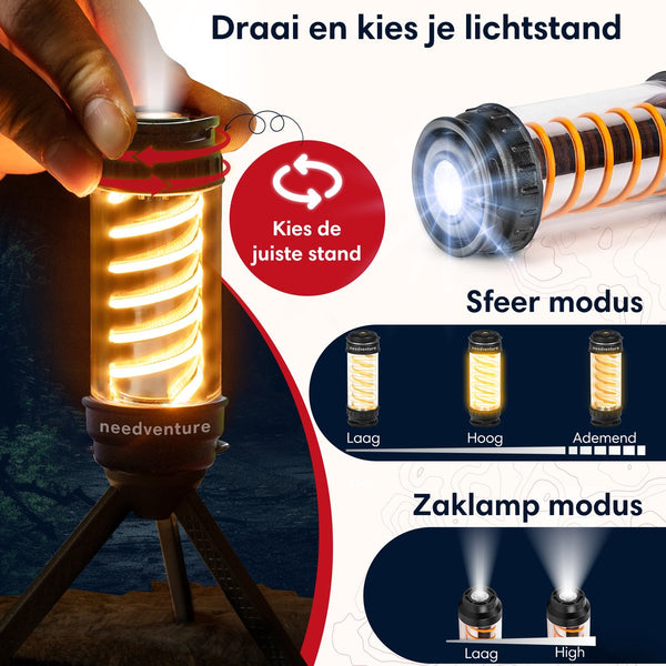 Multifunctional Camping Flashlight