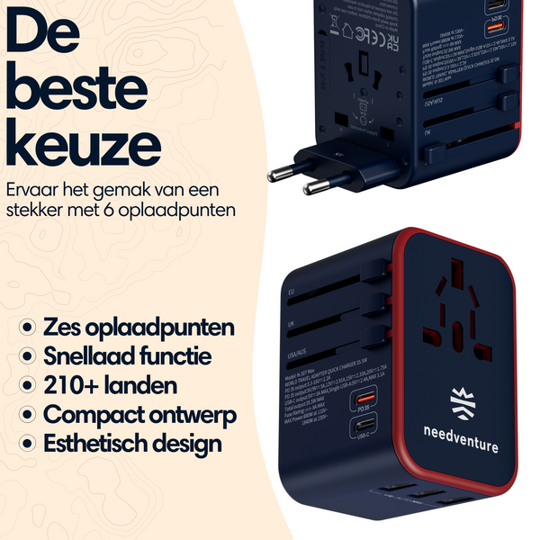 Originele reisadapter