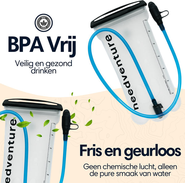 Drinkzak 2L, BPA-vrij