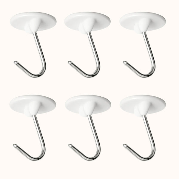 Adhesive Hooks for Mosquito Net - 6pcs
