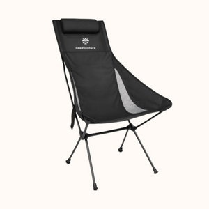 Portable Camping Chair - Large - Black