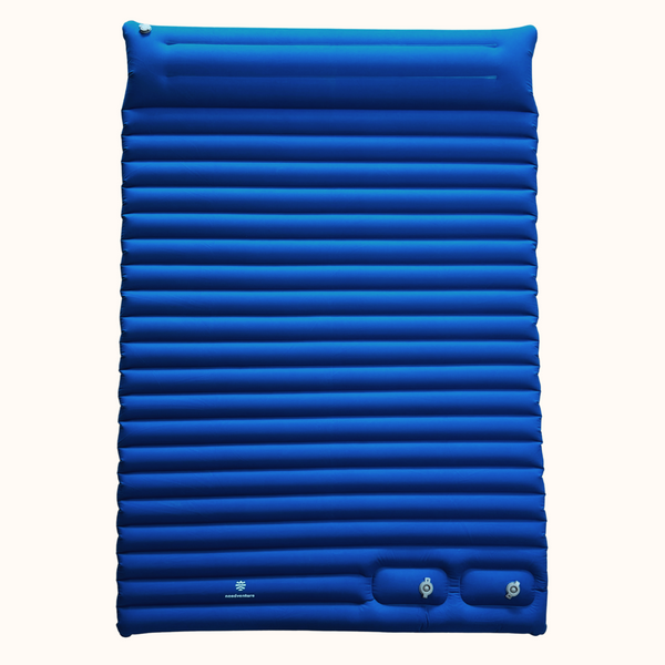 sleeping mat 2 person - 10 cm blue