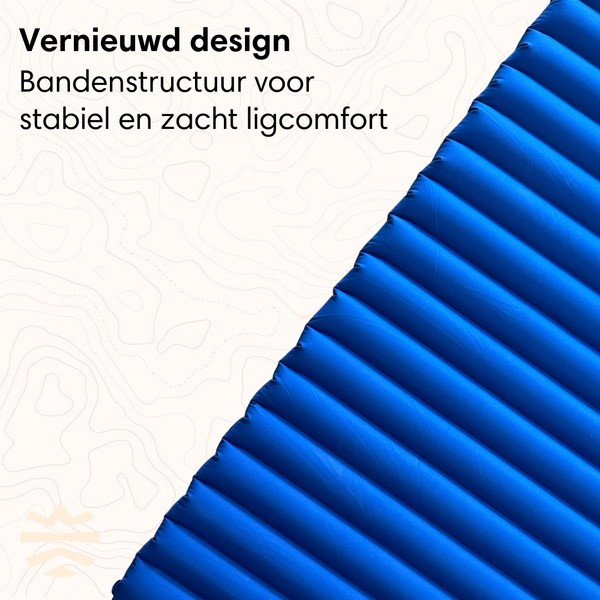 sleeping mat 2 person - 10 cm blue